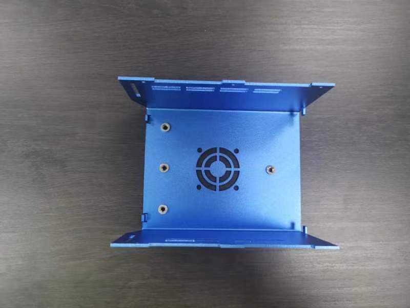 Kundenspezifische Metallherstellung, Aluminium-Stanzteil, Goldeloxierung, Biege-Aluminiumteile